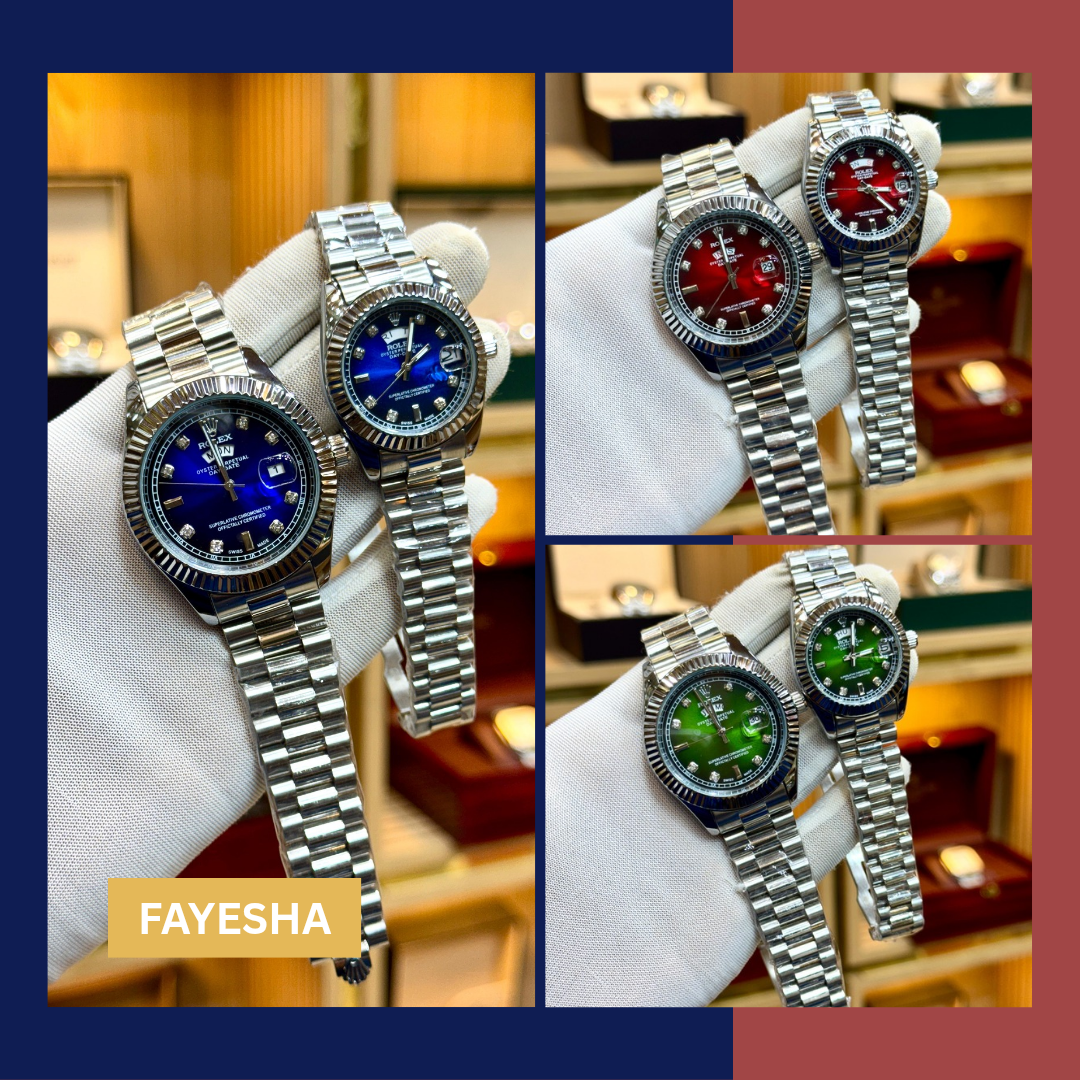 ROLEX (Second copy)
Couple Watch Deal