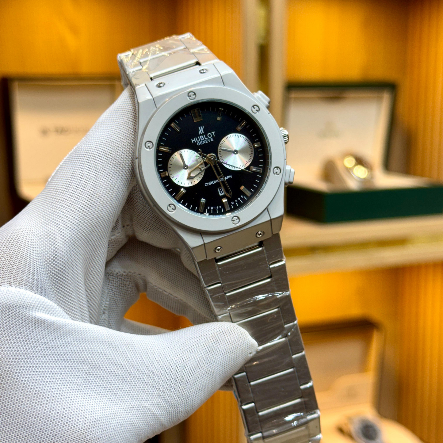 HUBLOT (Second copy)
Quartz movement