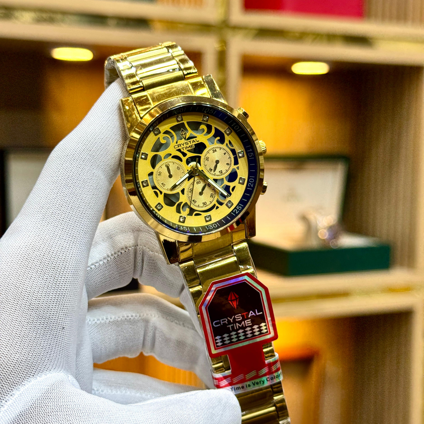 CRYSTAL TIME
Quartz movement