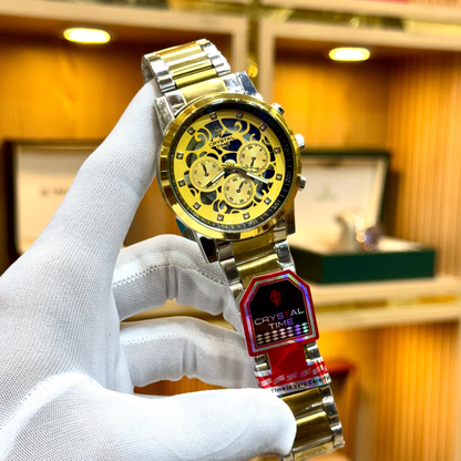 CRYSTAL TIME
Quartz movement